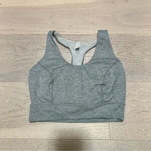 Free People sport bra long line -gray spacedye - size medium/excellent condition
